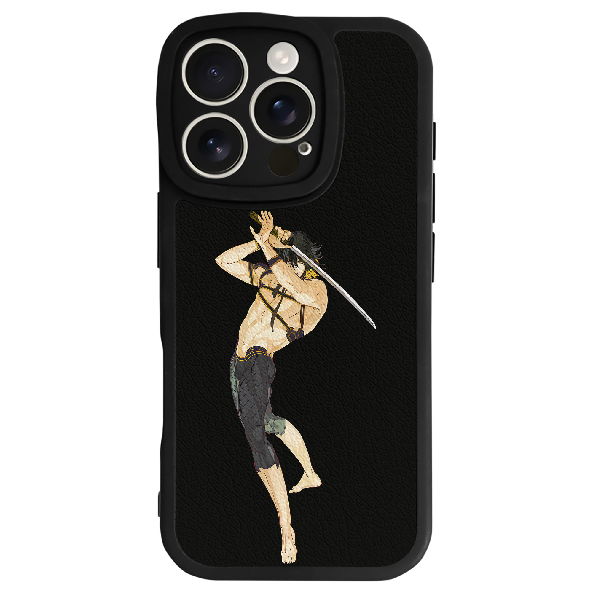 （画像用） 刀剣乱舞 Touken Ranbu 【iPhone 16シリーズ対応】シリコンスマホケース（レザー調） 材質：シリコン